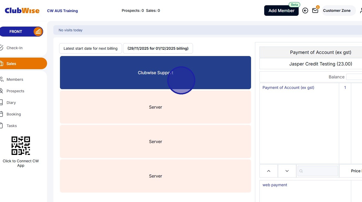 Sales - Processing a Refund