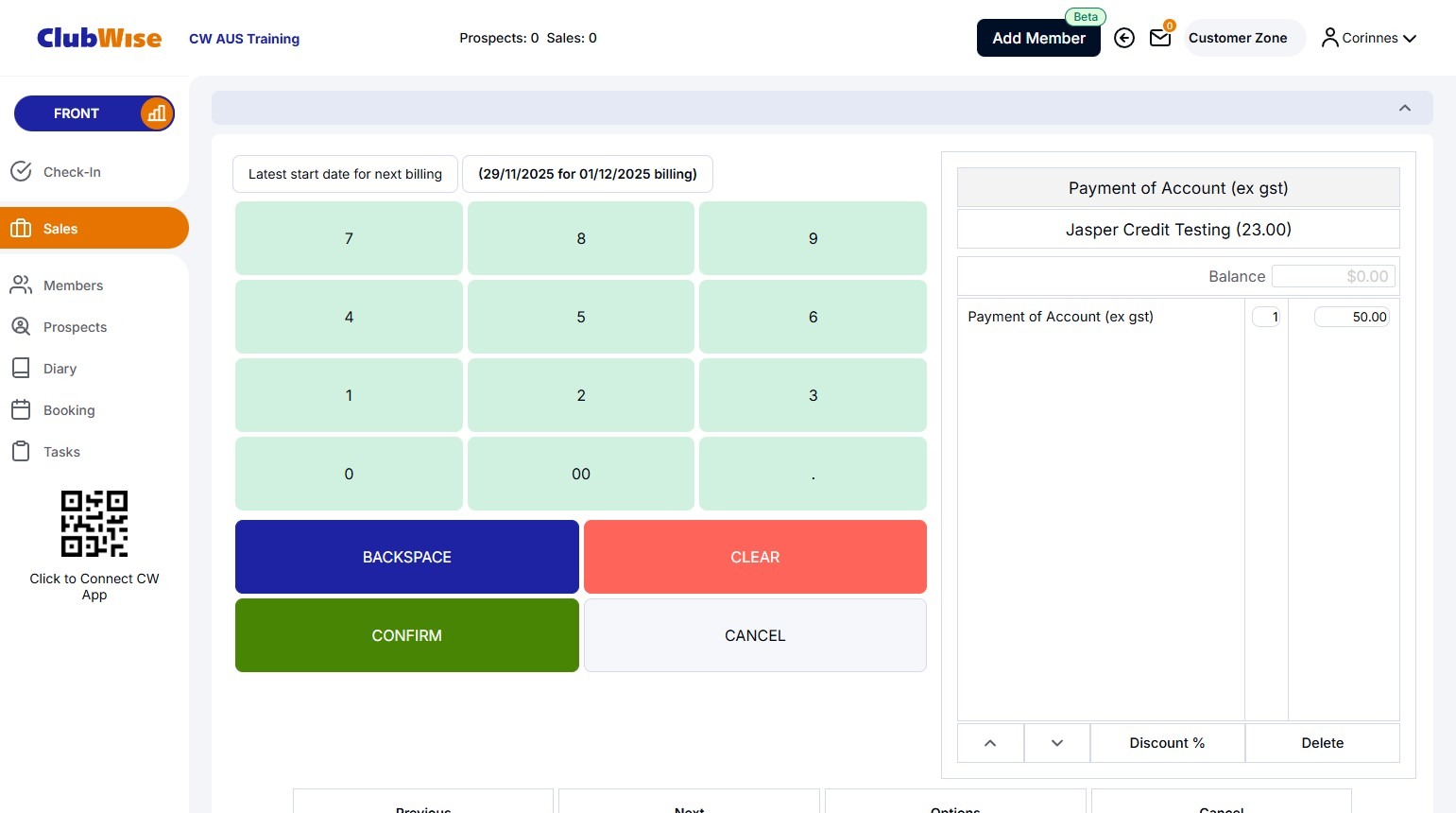 Sales - Processing a Refund